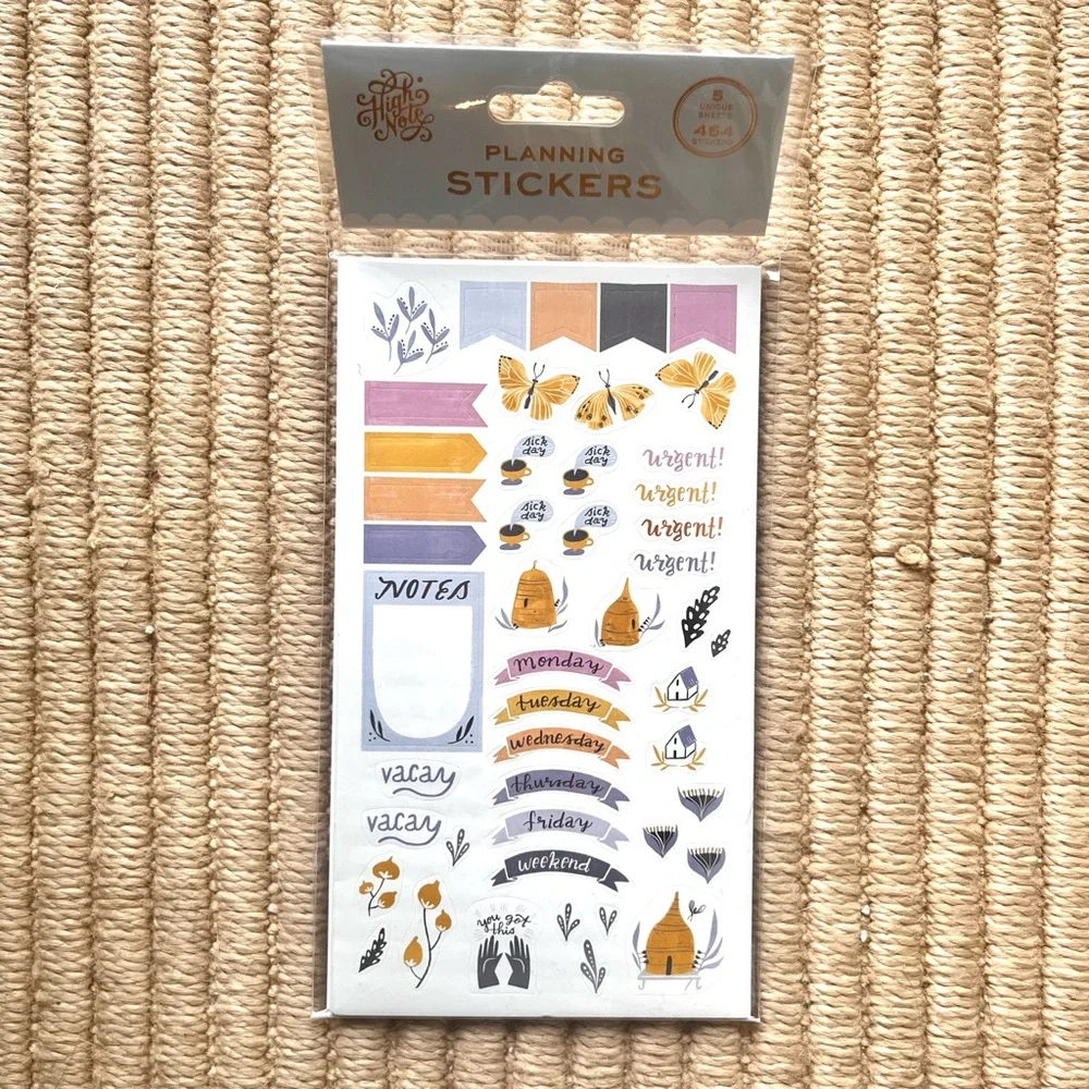 🎉🎉Spring Planner Journal Stickers for Planning — 5 Sticker Sheets